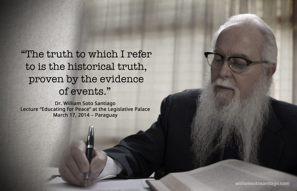 010 - The truth to which I refer to is the historical truth